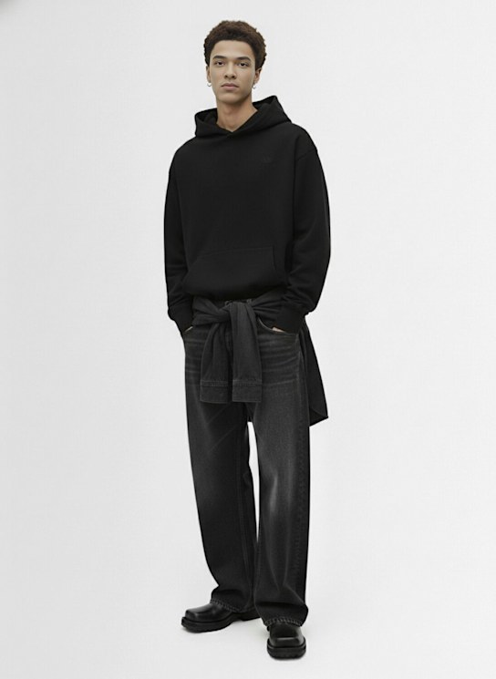 Diesel: S-macs loose fit hoodie - Black - men_1 | Luisa Via Roma