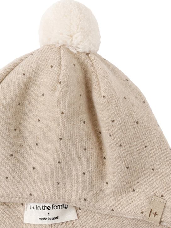 1 + IN THE FAMILY: Cotton blend hat - Beige - kids-girls_1 | Luisa Via Roma