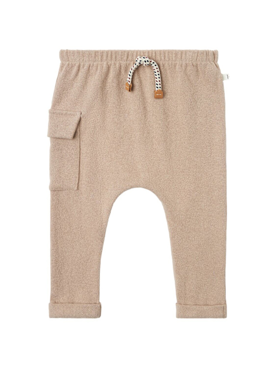1 + IN THE FAMILY: Cotton blend sweatpants - Beige - kids-girls_0 | Luisa Via Roma