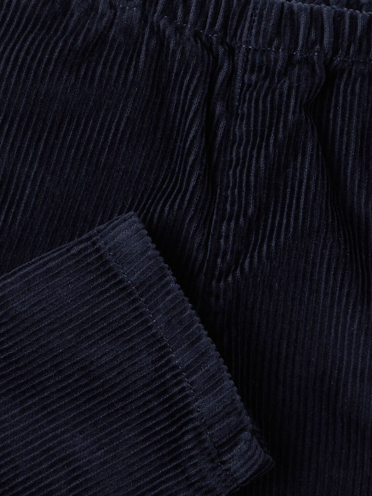 Petit Bateau: Cotton sweatpants - Azul Marino - kids-girls_1 | Luisa Via Roma