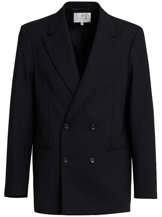 Seven Gauge: 双排扣羊毛混纺西服夹克 - men_0 | Luisa Via Roma