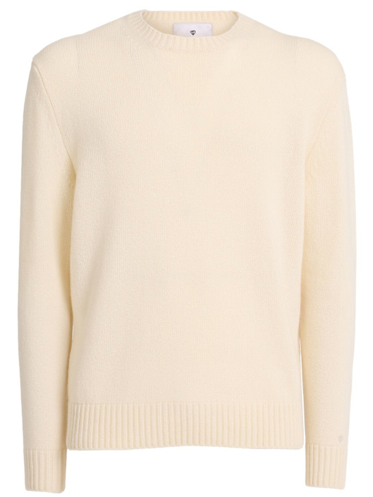 Seven Gauge: Wool knit crewneck sweater - men_0 | Luisa Via Roma