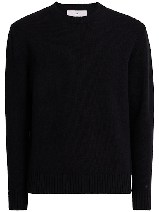 Seven Gauge: Wool knit crewneck sweater - men_0 | Luisa Via Roma