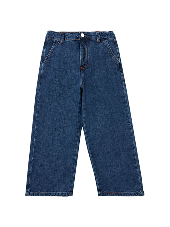 The New Society: Cotton jeans - ブルー - kids-boys_0 | Luisa Via Roma