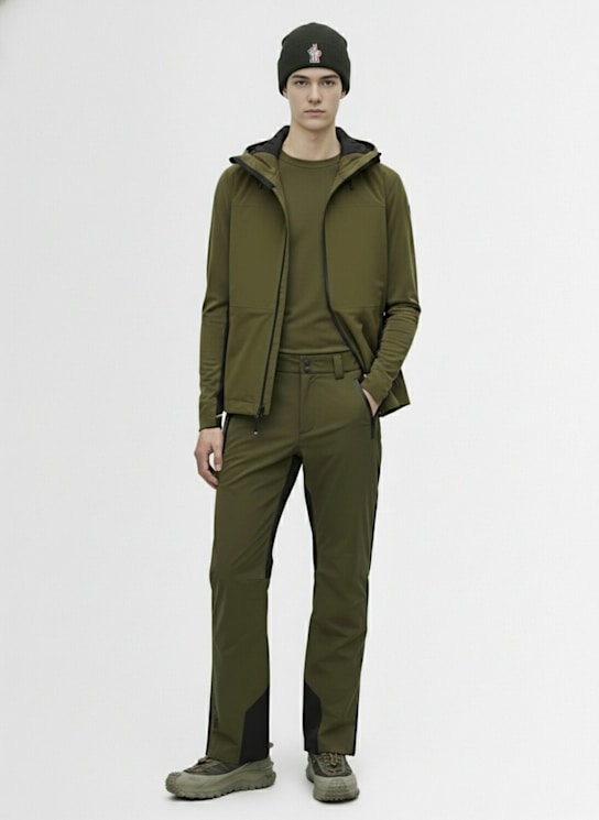 Moncler Grenoble: Padded nylon blend ski pants - men_1 | Luisa Via Roma