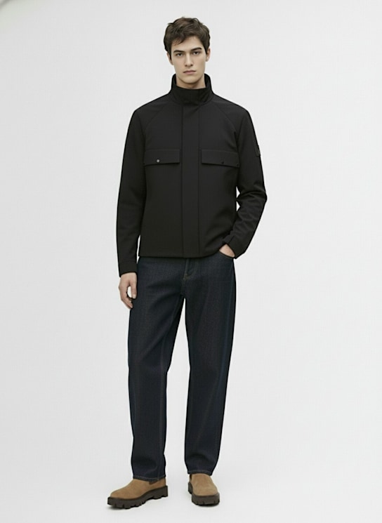 Moncler: Egoutelles tech down jacket - men_1 | Luisa Via Roma