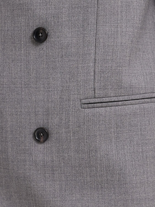 Seven Gauge: 双排扣羊毛混纺西服夹克 - men_1 | Luisa Via Roma