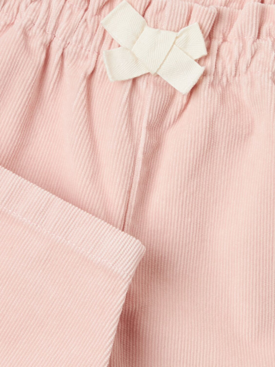 Petit Bateau: Cotton blend sweatpants - Rosa - kids-girls_1 | Luisa Via Roma