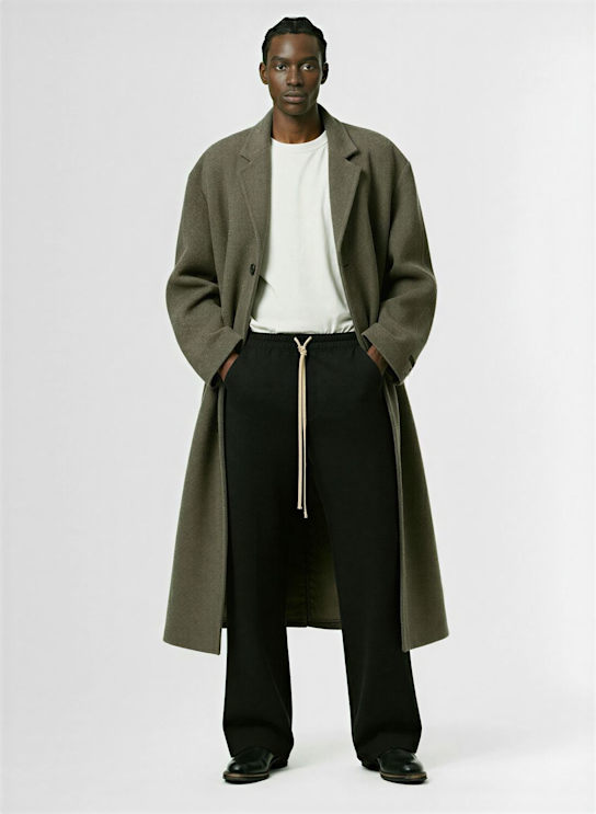 Fear of God: Technical drawstring pants - Black - men_1 | Luisa Via Roma