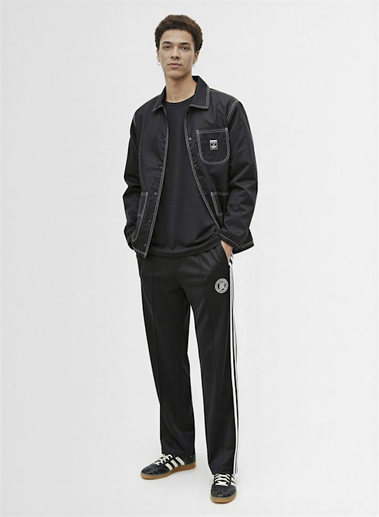 adidas Originals: Germany DFB Anniversary track pants - Black/White - men_1 | Luisa Via Roma