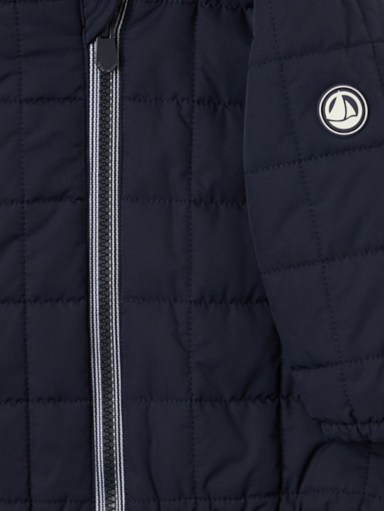 Petit Bateau: Poly jacket - Navy - kids-girls_1 | Luisa Via Roma