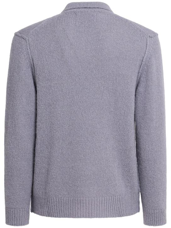 Seven Gauge: 羊驼毛混纺针织POLO衫 - men_1 | Luisa Via Roma