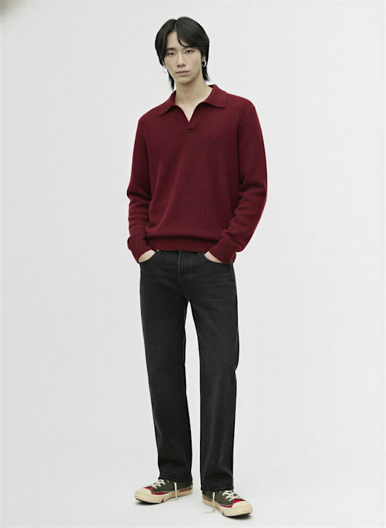 Laneus: Knitted polo shirt - men_1 | Luisa Via Roma