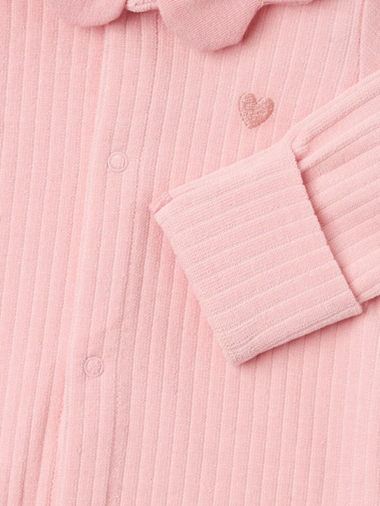 Petit Bateau: Cotton romper - Rosa - kids-girls_1 | Luisa Via Roma