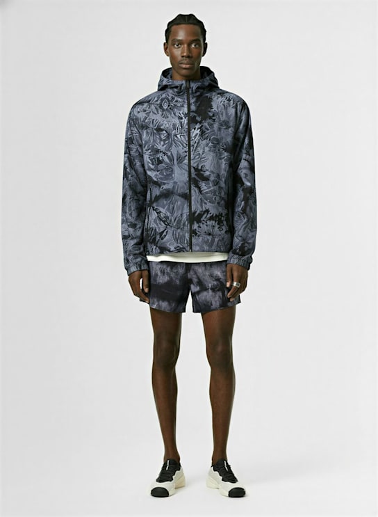 Y-3: Printed tech jacket - Black - men_1 | Luisa Via Roma