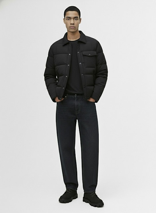 Moncler: Marcilly tech down jacket - men_1 | Luisa Via Roma