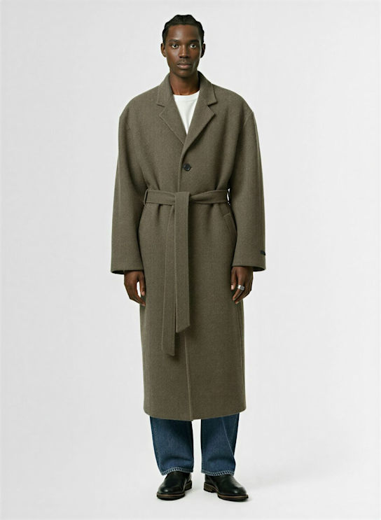 Fear of God: Relaxed wool coat - men_1 | Luisa Via Roma