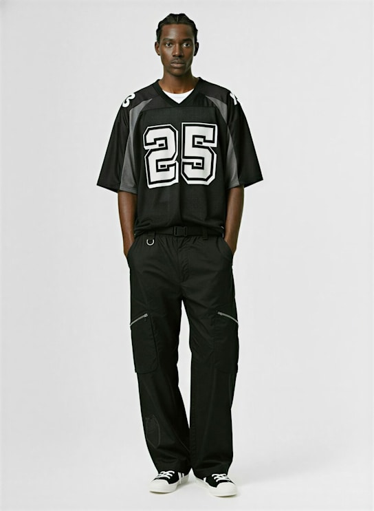 Y-3: NBHD football jersey t-shirt - men_1 | Luisa Via Roma