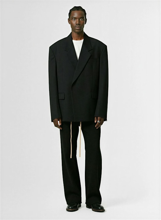 Fear of God: Classic blazer - Black - men_1 | Luisa Via Roma