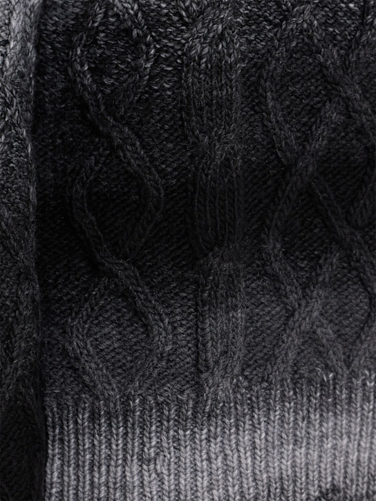 Seven Gauge: Acrylic blend degradé crewneck sweater - men_1 | Luisa Via Roma