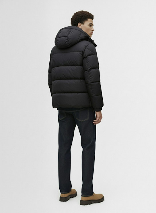 Moncler: Moncler Maya 70 nylon down jacket - Midnight Blue - men_1 | Luisa Via Roma