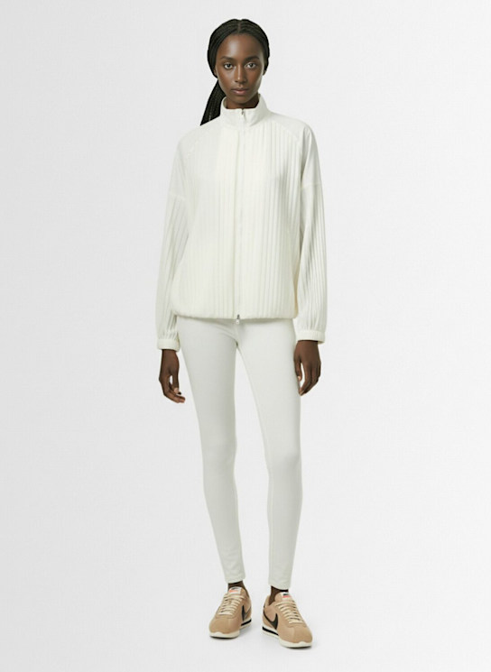 Nike: Giacca sportiva plissé - Sail/Sail - women_1 | Luisa Via Roma