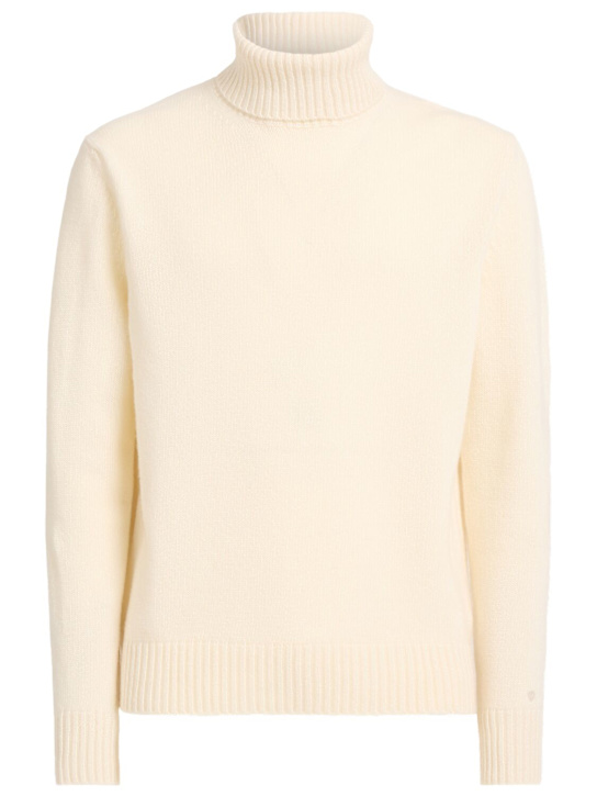 Seven Gauge: Wool knit turtleneck sweater - men_0 | Luisa Via Roma