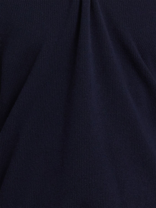 Seven Gauge: Wool knit v-neck sweater - men_1 | Luisa Via Roma