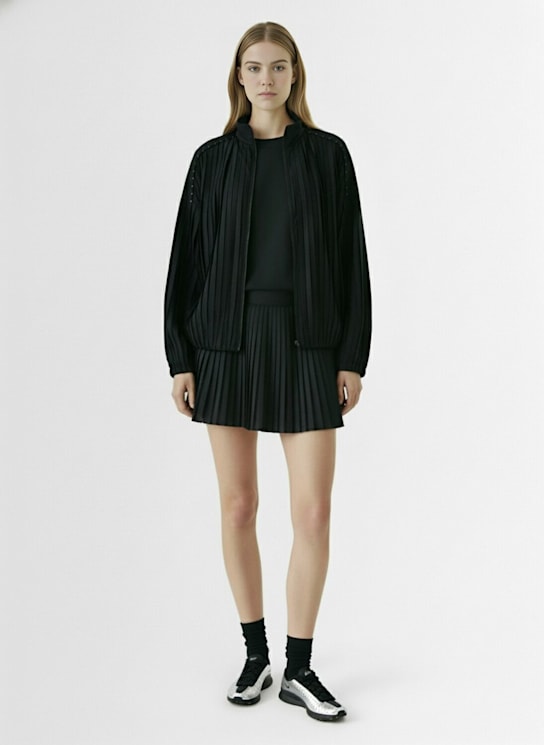 Nike: Jupe plissée à volants Sportswear - Black/Sail - women_1 | Luisa Via Roma