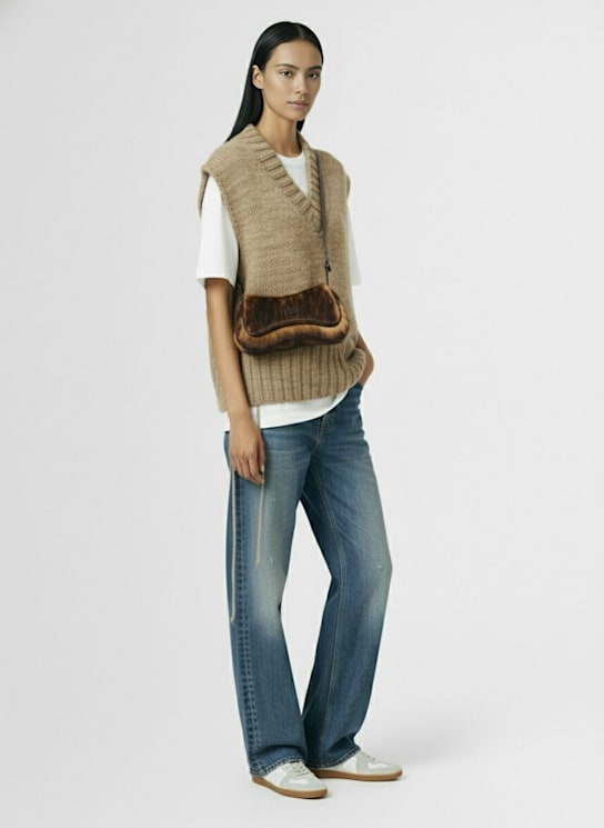 Diesel: 1988 d-ark mid rise straight jeans - Blue - women_1 | Luisa Via Roma