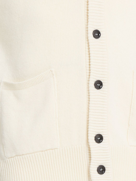 Seven Gauge: Wool knit cardigan - men_1 | Luisa Via Roma