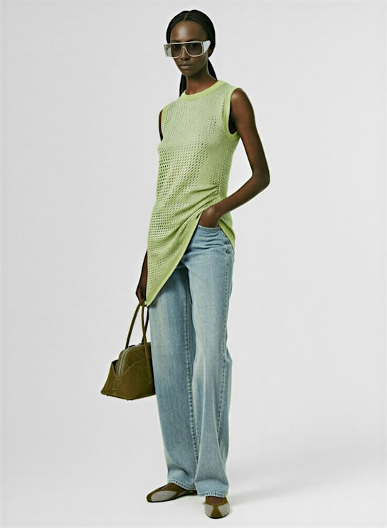 Christopher Esber: Cirrus tank top - Green - women_1 | Luisa Via Roma
