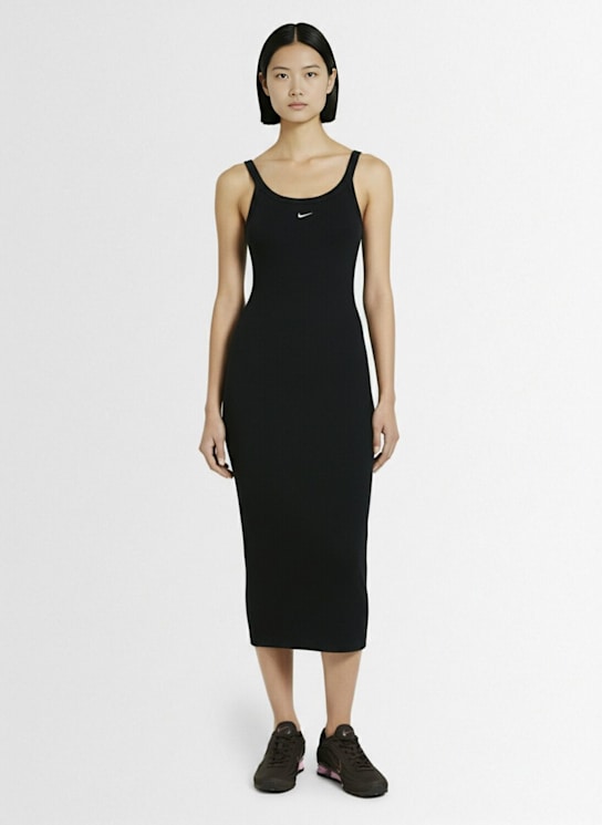 Nike: Robe débardeur Chill en maille côtelée - women_1 | Luisa Via Roma