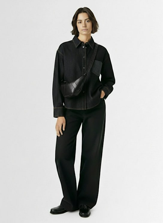 Fabiana Filippi: Oversize denim shirt - women_1 | Luisa Via Roma