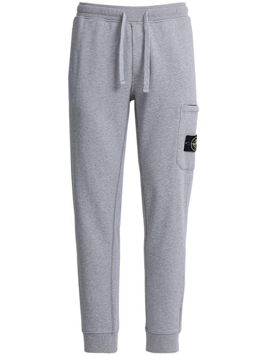 Stone Island: Cotton sweatpants - men_0 | Luisa Via Roma