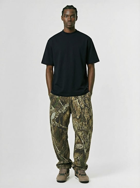 Jordan: Cotton blend t-shirt - Black - men_1 | Luisa Via Roma