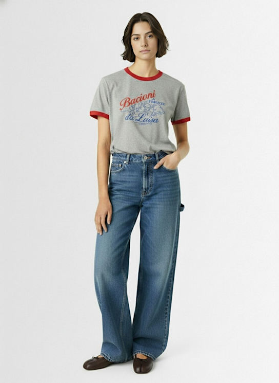 Nss Edicola: Bacioni da Luisa t-shirt - Grey - women_1 | Luisa Via Roma