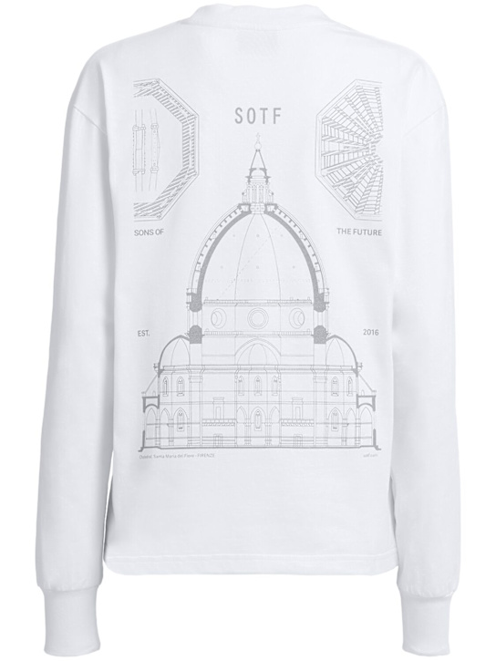 SOTF: Duomo标签长袖T恤 - 白色 - women_0 | Luisa Via Roma