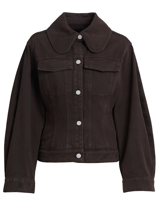By Malene Birger: Villies denim jacket - Brown - women_0 | Luisa Via Roma