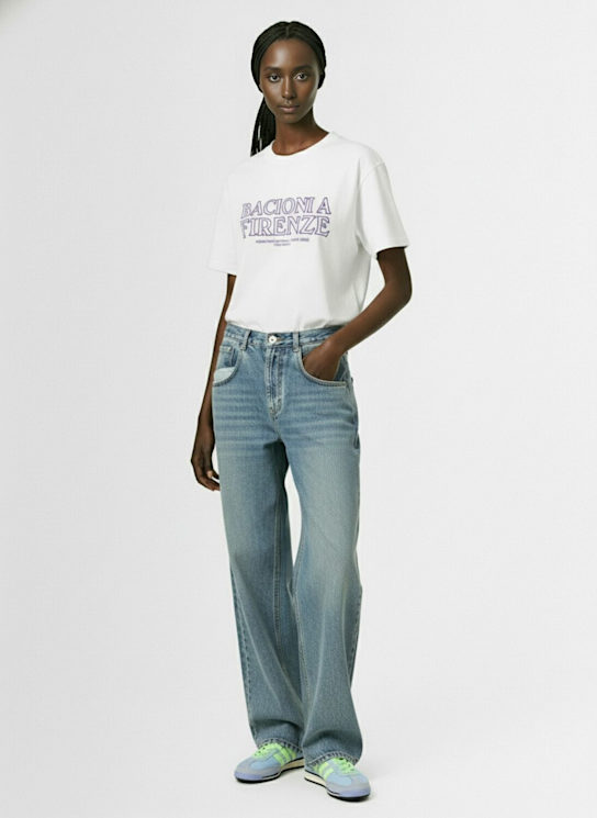 Nss Edicola: Bacioni a Firenze boxy t-shirt - women_1 | Luisa Via Roma