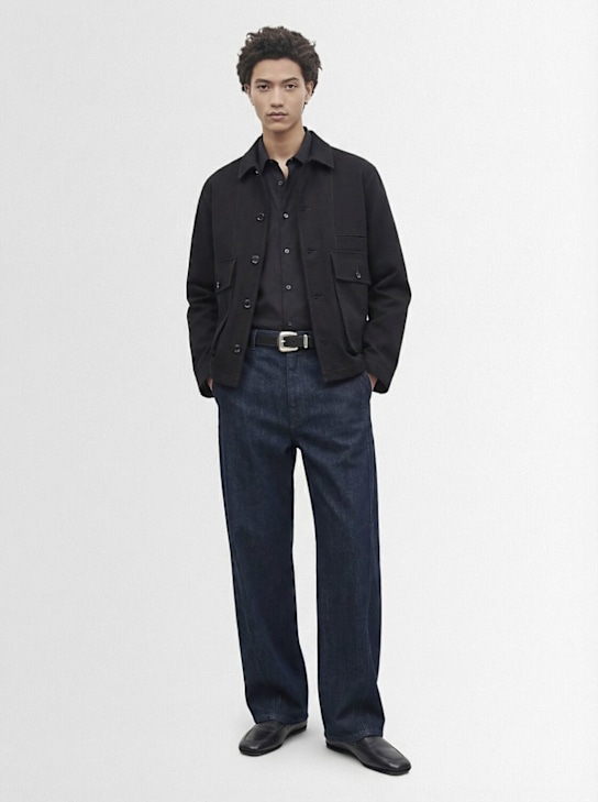 Lemaire: Boxy cotton jacket - men_1 | Luisa Via Roma