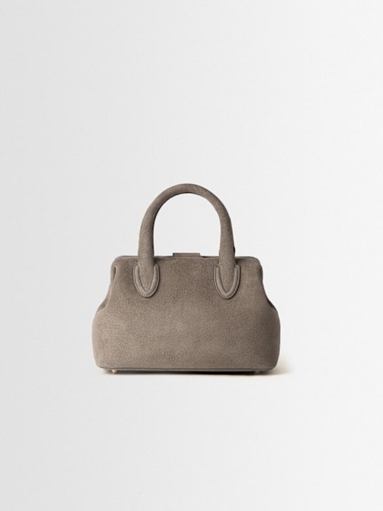Schell: Small suede doctor bag - Taupe - women_1 | Luisa Via Roma