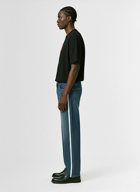 Fiorucci: Inside out baggy jeans - ディープブルー - men_1 | Luisa Via Roma