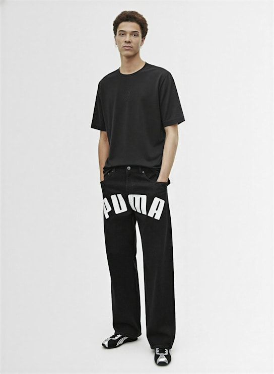 PUMA: A$AP Rocky Flacko printed denim jeans - men_1 | Luisa Via Roma