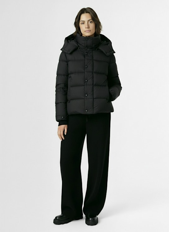 Moncler: Moncler Maya 70 nylon down jacket - Black - women_1 | Luisa Via Roma