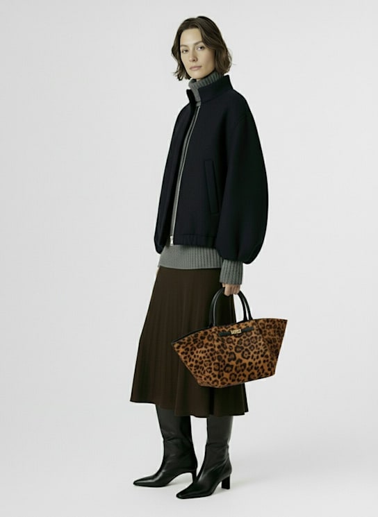 DeMellier: The Midi New York pony skin tote bag - women_1 | Luisa Via Roma