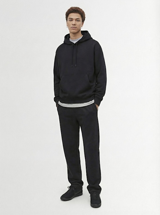 Nike: Wool Classics Fleece pants - Black - men_1 | Luisa Via Roma