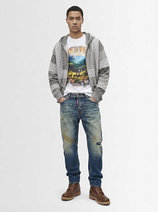 Dsquared2: Big Brother jeans - ネイビー - men_1 | Luisa Via Roma