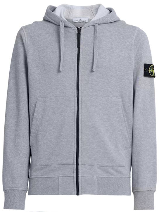 Stone Island: Cotton hoodie - men_0 | Luisa Via Roma