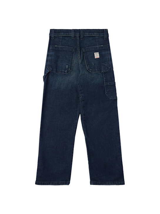 Diesel Kids: Cotton blend pants - Blu - kids-boys_1 | Luisa Via Roma